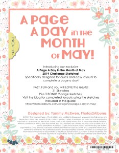 Tammy McEwen, Photos2Albums, A Page A Day in the Month of May