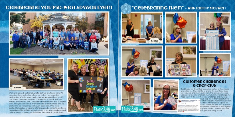 McEwen - Photos2Albums - A Page A Day in the Month of May - 22 & 23